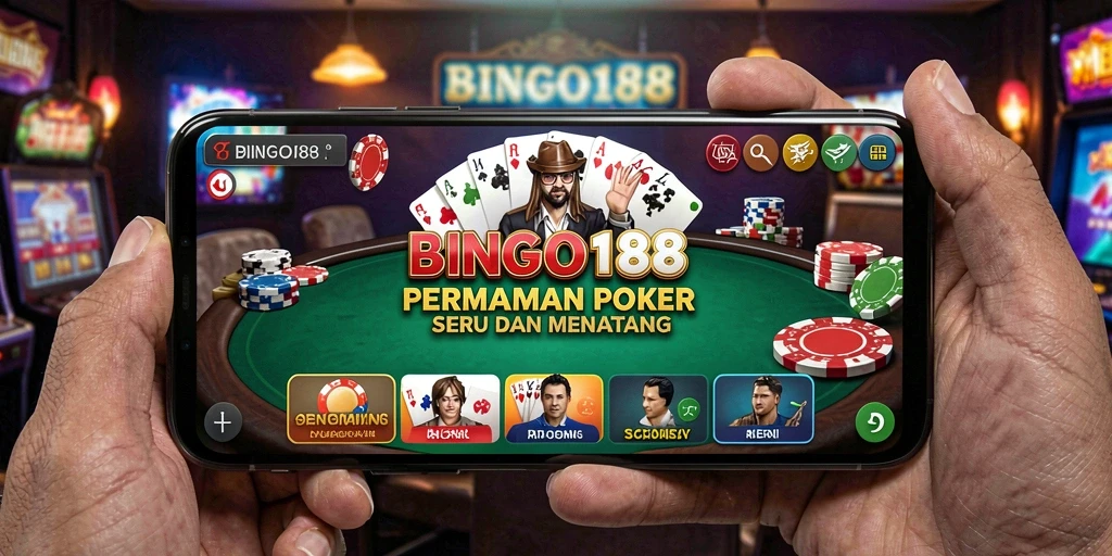 Tampilan screenshot BINGO188 menampilkan gameplay poker yang menarik.