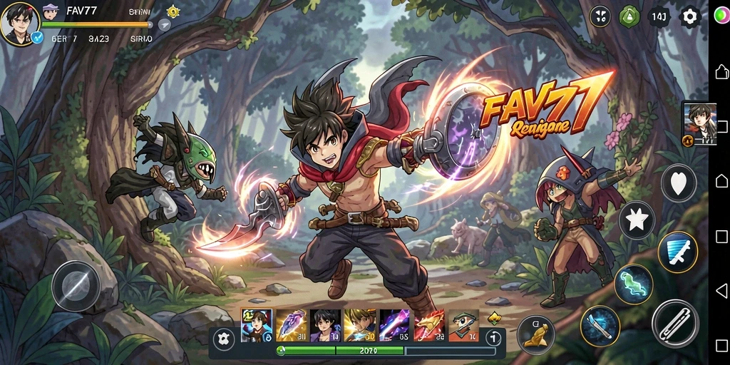 Tampilan gameplay FAV77 yang penuh aksi dan tantangan.
