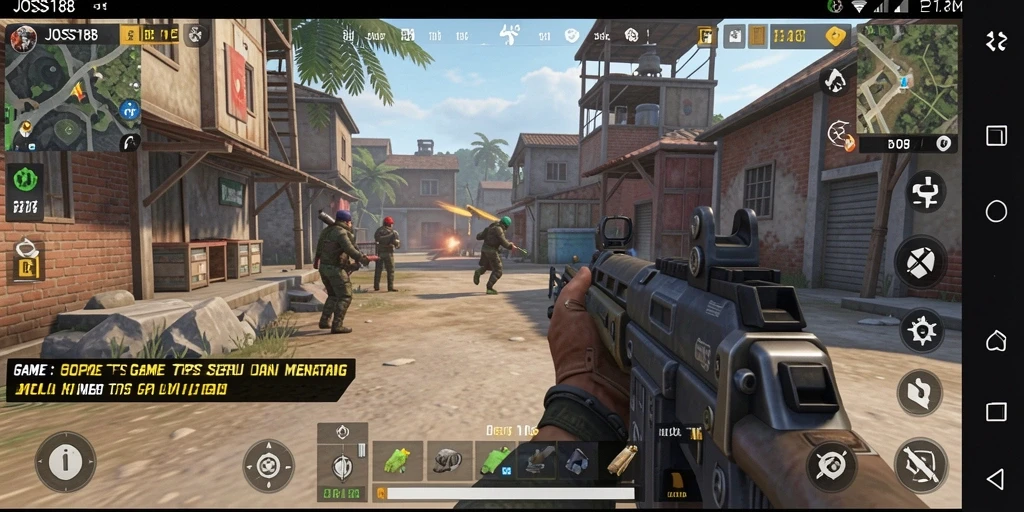 Screenshot gameplay JOSS188 yang menampilkan aksi tembak-menembak yang seru.