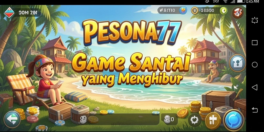 Tampilan menyenangkan dan gameplay menarik dari PESONA77.